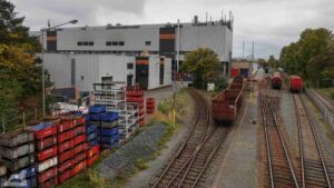 Gleisanlage am Volkswagenwerk Braunschweig