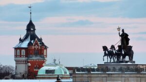 Wasserturm am Giersberg und Quadriga