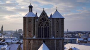 Blick vom Rathausturm auf den Dom