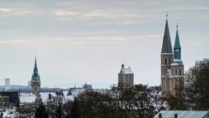 Rathaus-Urm, Dom und St. Katharinen