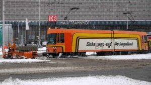 Räumfahrzeuge der Straßenbahn