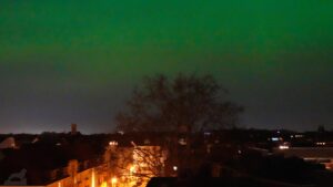 Polarlicht überm östlichen Ringgebiet