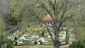 Wolfsburg ♦ Schloß - Blick auf den Barockgarten