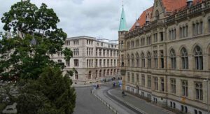 Rathaus-Altbau an der Mümzstraße