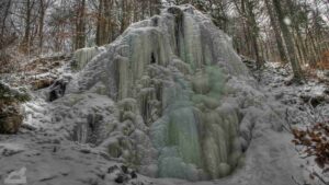 Bad Harzburg ♦ gefrorener Radau-Wasserfall