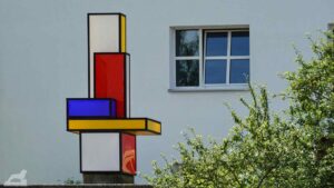 Lichtskulptur an der Hochschule für bildende Künste (HbK)