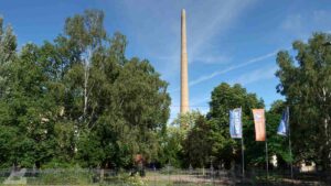 Schornstein der Brauerei Wolters an der Wolfenbütteler Straße