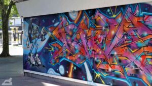 Street Art Festival (am Sockelbereich des ehemaligen Galeria-Kaufhauses)