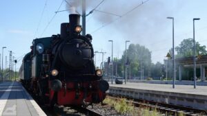 Dampflok "Braunschweig" (Baujahr 1925) im Hauptbahnhof Braunschweig