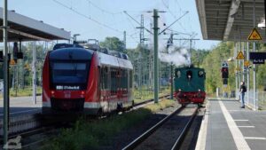 Dampflok "Braunschweig" (Baujahr 1925) im Hauptbahnhof Braunschweig