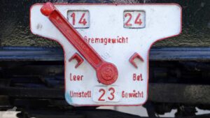 Lastwechselhebel am Kesselwagen