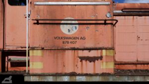 Alte VW-Werkseisenbahn im Lokpark