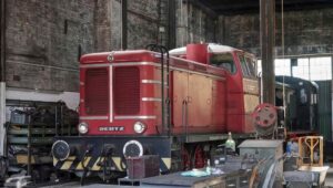 Deutz-Dieseltriebwagen in der Werkstatt