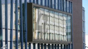 Fassade am "42 Wolfsburg" (Markthalle)