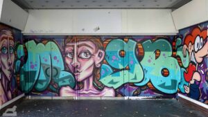 Street Art Festival (am Sockelbereich des ehemaligen Galeria-Kaufhauses)