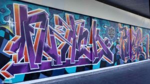 Street Art Festival (am Sockelbereich des ehemaligen Galeria-Kaufhauses)