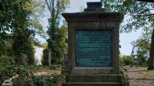 Grabstein auf dem Petrifriedhof