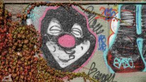 Grafitti an der Sidonienbrücke